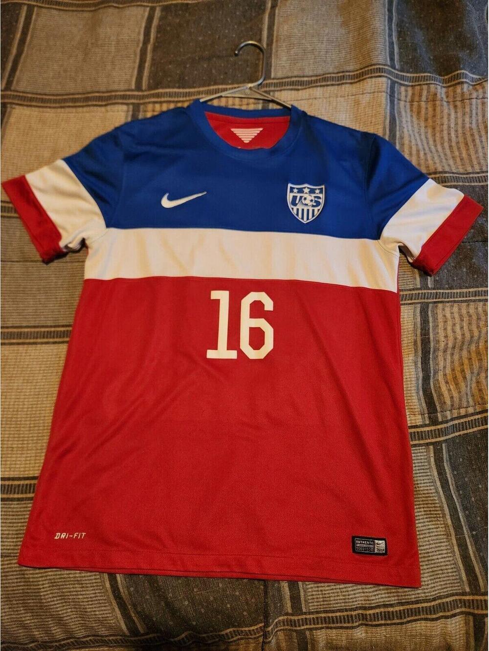 USA United States 2014/2015 USMNT Bomb Pop Away Soccer Jersey Size M